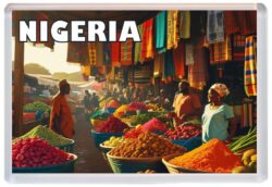 Nigeria - Jumbo Fridge Magnet 25N1