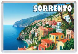 Sorrento - Italy - Artistic Jumbo Fridge Magnet 25I1