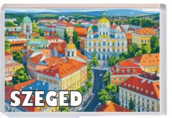 Szeged- Hungary - Artistic Jumbo Fridge Magnet 25H1