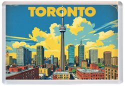 Toronto - Canada - Artistic Jumbo Fridge Magnet 25C2