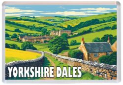 Yorkshire Dales - Artistic Jumbo Fridge Magnet 25E1
