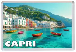 Capri - Italy - Artistic Jumbo Fridge Magnet 25I1