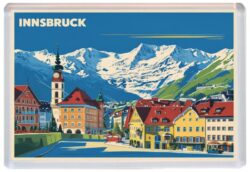 Innsbruck - Austria - Artistic Jumbo Fridge Magnet 25A1