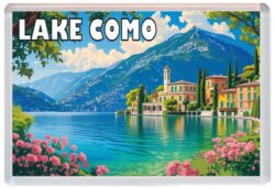 Lake Como - Italy - Artistic Jumbo Fridge Magnet 25I1