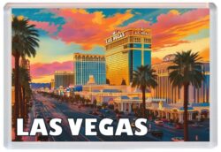 Las Vegas - Nevada - USA - Jumbo Fridge Magnet 25US1