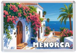 Menorca - Spain - Artistic Jumbo Fridge Magnet 25S1