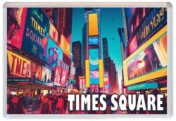 Times Square - New York - Artistic Jumbo Fridge Magnet 25US1