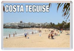 Costa Teguise - Lanzarote - Jumbo Fridge Magnet 25L1