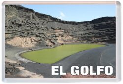El Golfo - Lanzarote - Jumbo Fridge Magnet 25L1