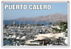 Puerto Calero - Lanzarote - Jumbo Fridge Magnet 25L1