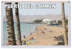 Puerto del Carmen - Lanzarote - Jumbo Fridge Magnet 25L2