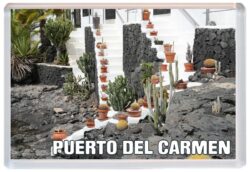Puerto del Carmen - Lanzarote - Jumbo Fridge Magnet 25L3