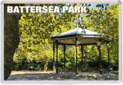 Battersea Park - London - Jumbo Fridge Magnet 25E2
