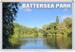 Battersea Park - London - Jumbo Fridge Magnet 25E1