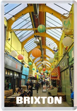 Brixton Village - London - Jumbo Fridge Magnet 25E1