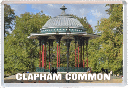 Clapham Common - London - Jumbo Fridge Magnet 25E1