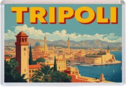 Tripoli - Libya - Africa - Artistic Jumbo Fridge Magnet 25A1