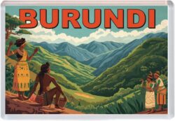 Burundi - Africa - Artistic Jumbo Fridge 25A1