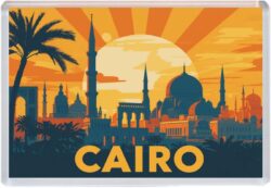 Cairo - Egypt - Jumbo Fridge Magnet 25E1