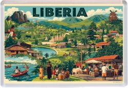Liberia - Africa - Artistic Jumbo Fridge 25A1
