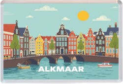 Alkmaar - Holland - Artistic Jumbo Fridge Magnet 25N1