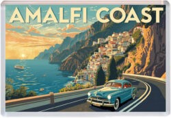 Amalfi Coast - Italy - Artistic Jumbo Fridge Magnet 25I1