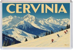 Cervina - Italy - Artistic Jumbo Fridge Magnet 25I1
