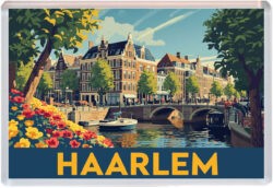 Haarlem - Holland - Artistic Jumbo Fridge Magnet 25N1