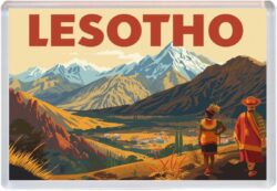 Lesotho - Africa - Artistic Jumbo Fridge 25A1