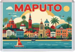 Maptu - Mozambique - Africa - Artistic Jumbo Fridge 25A1