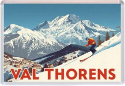Val Thorens - France - Artistic Jumbo Fridge Magnet 25F1