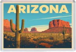 Arizona - USA - Artistic Jumbo Fridge Magnet 25US1
