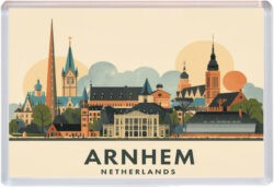 Arnhem - Holland - Artistic Jumbo Fridge Magnet 25N1