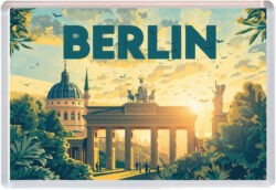 Berlin - Germany - Artistic Jumbo Fridge Magnet 25G1