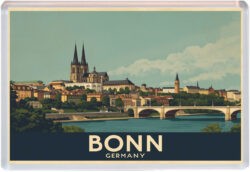 Bonn - Germany - Artistic Jumbo Fridge Magnet 25G1