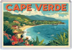 Cape Verde - Africa - Artistic Jumbo Fridge 25A1