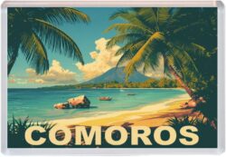 Comoros - Africa - Artistic Jumbo Fridge 25A1