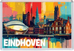 Eindhoven - Holland - Artistic Jumbo Fridge Magnet 25N1