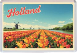 Holland - Artistic Jumbo Fridge Magnet 25N1