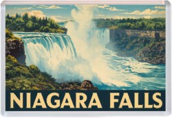 Niagara Falls -Artistic Jumbo Fridge Magnet 25C1