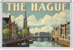 The Hague - Holland - Artistic Jumbo Fridge Magnet 25N1