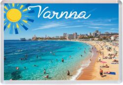 Varna - Bulgaria - Jumbo Fridge Magnet 25B1