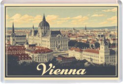 Vienna - Austria - Artistic Jumbo Fridge Magnet 25A1