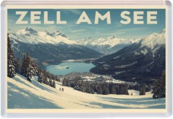 Zell am See - Austria - Artistic Jumbo Fridge Magnet 25A1