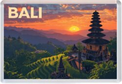 Bali - Indonesia - Artistic Jumbo Fridge Magnet Souvenir Gift Present 25I1