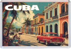 Cuba - Artistic Jumbo Fridge Magnet 25C1