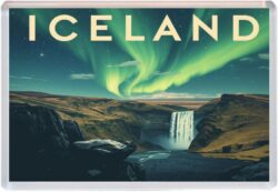 Iceland - Artistic Jumbo Fridge Magnet 25I1