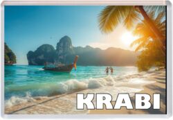 Krabi - Thailand - Artistic Jumbo Fridge Magnet Souvenir Gift Present 25T1