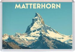 Matterhorn - Switzerland - Artistic Jumbo Fridge Magnet 25S1