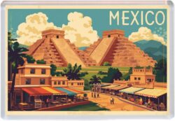 Mexico - Artistic Jumbo Fridge Magnet 25M1